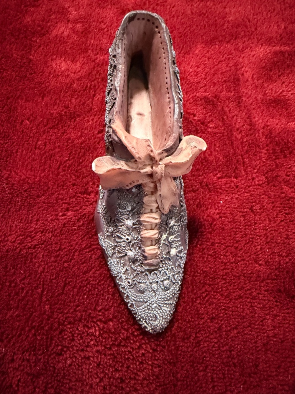 Miniature Victorian style boot.